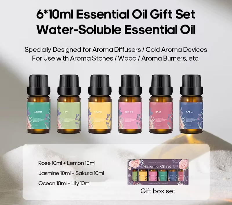 Volcanic Aroma Diffuser Essential Oil Lamp 130Ml USB Portable Air Humidifier with Color Flame Night Light